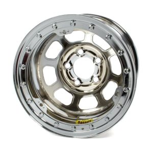BASSETT 15x8 B/L Chrome Wheel 5x5 2in BS- 58D52ICLK