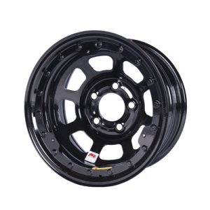 BASSETT Wheel 15x8 IMCA B/Lock 5x5 Black 4.75in BS- 58D5475ILK