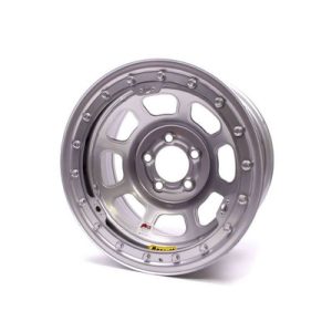 BASSETT 15x8 IMCA B/Lock Wheel D-Hole Silver 5x5- 58D5475ISLK