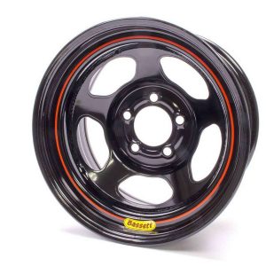 BASSETT 15x8 5x5 Blk Inertia Armor Edge- 58R52EB