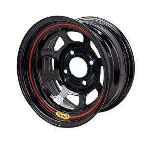 BASSETT 15x8 5x5 Black Spun 4.5in BS- 58S545