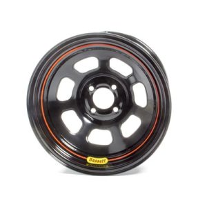 BASSETT Wheel 15x8 D-Hole 4x100 mm 4in BS Black- 58SH4