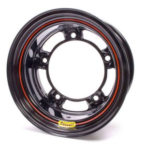 BASSETT 15x8 W/5 Black Spun - 58SR5