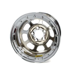 BASSETT 15 x 8.75 B/L Chrome 5x5 2in BS D-Hole- 59D52CLK