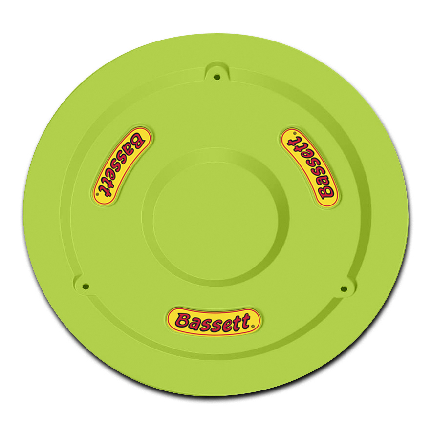BASSETT Wheel Cover 15in Yellow Fluorescent- 5PLG-FLOYEL