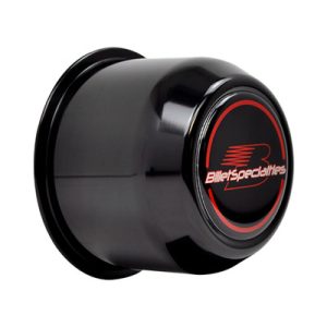 BILLET SPECIALTIES Center Cap Push Tru 3.2 90 CB Black 2-1/2in TALL- 999084B