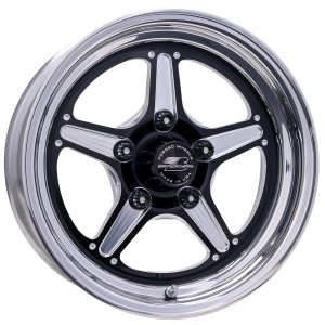 BILLET SPECIALTIES Street Lite Black Wheel 15X4 1.625IN BS- BRS23540L6116