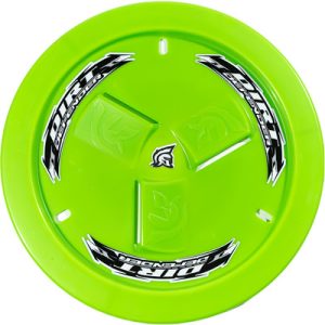 DIRT DEFENDER RACING PRODUCTS Wheel Cover Neon Green Vented- 10260