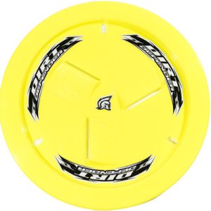 DIRT DEFENDER RACING PRODUCTS Wheel Cover Neon Yellow Vented- 10270