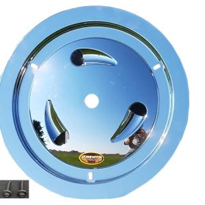 DOMINATOR RACE PRODUCTS Wheel Cover Bolt-On Chrome Real Style- 1007-B-CHROME