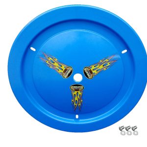 DOMINATOR RACE PRODUCTS Wheel Cover Dzus-On Blue- 1012-D-BL