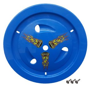 DOMINATOR RACE PRODUCTS Wheel Cover Bolt-On Blue- 1013-B-BL