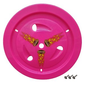 DOMINATOR RACE PRODUCTS Wheel Cover Bolt-On Pink- 1013-B-PK
