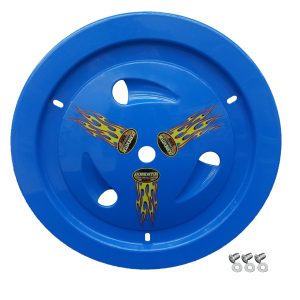 DOMINATOR RACE PRODUCTS Wheel Cover Dzus-On Blue- 1013-D-BL