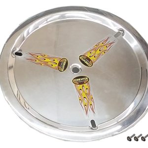 DOMINATOR RACE PRODUCTS Wheel Cover Aluminum Bolt-On 15in Polished- 1030-B-POL