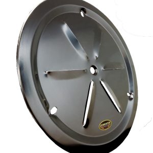 DOMINATOR RACE PRODUCTS Wheel Cover Louver Vent Alum Bolt 15in Black- 1031-B-BK