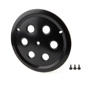 DOMINATOR RACE PRODUCTS Wheel Cover Hole Vent Alum Bolt 15in Black- 1032-B-BK