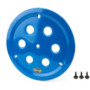 DOMINATOR RACE PRODUCTS Wheel Cover Hole Vent Alum Bolt 15in Blue- 1032-B-BL