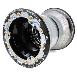 KEIZER ALUMINUM WHEELS, INC. Wheel 1.75spl 10in x 12in 5in BS Bdlk Black- 10125SPFBLBT