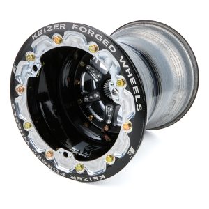 KEIZER ALUMINUM WHEELS, INC. Wheel 1.75spl 10in x 12in 6in BS Bdlk Black- 10126SPFBLBT