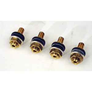 LONGACRE Brass Valve Stems Low Profile (4pk)- 52-50265