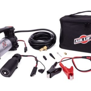 Air Lift Air Compressor, Portable, 120 PSI Maximum Working Pressure, 1.97 Cubic Feet Per Minute, Battery Clamps, Without Air Tank, 12 Volt – 16188