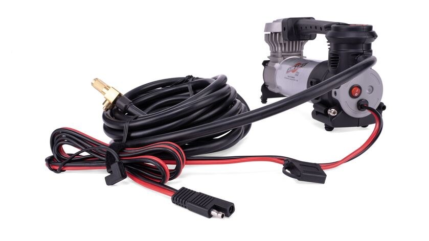 Air Lift Air Compressor, Portable, 120 PSI Maximum Working Pressure, 1.97 Cubic Feet Per Minute, Battery Clamps, Without Air Tank, 12 Volt – 16188