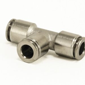 Air Lift Coupler Fitting, Union Ptc, 1/4 Inch Tube X 1/4 Inch Tube X 1/4 Inch Tube, Tee, Single – 21838