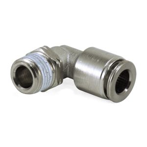 Air Lift Adapter Fitting, 1/8 Inch Mnpt to 1/4 Inch Tube, Nickel Plated, Single – 21848