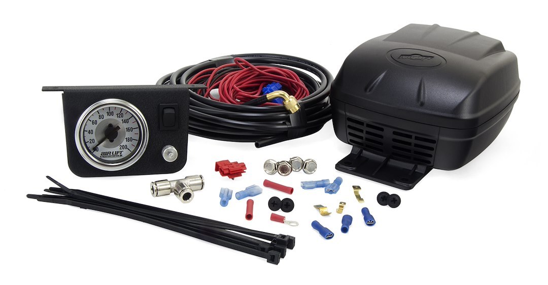 Air Lift Helper Spring Compressor Kit, Air Shock Controller, 160 PSI – 25804