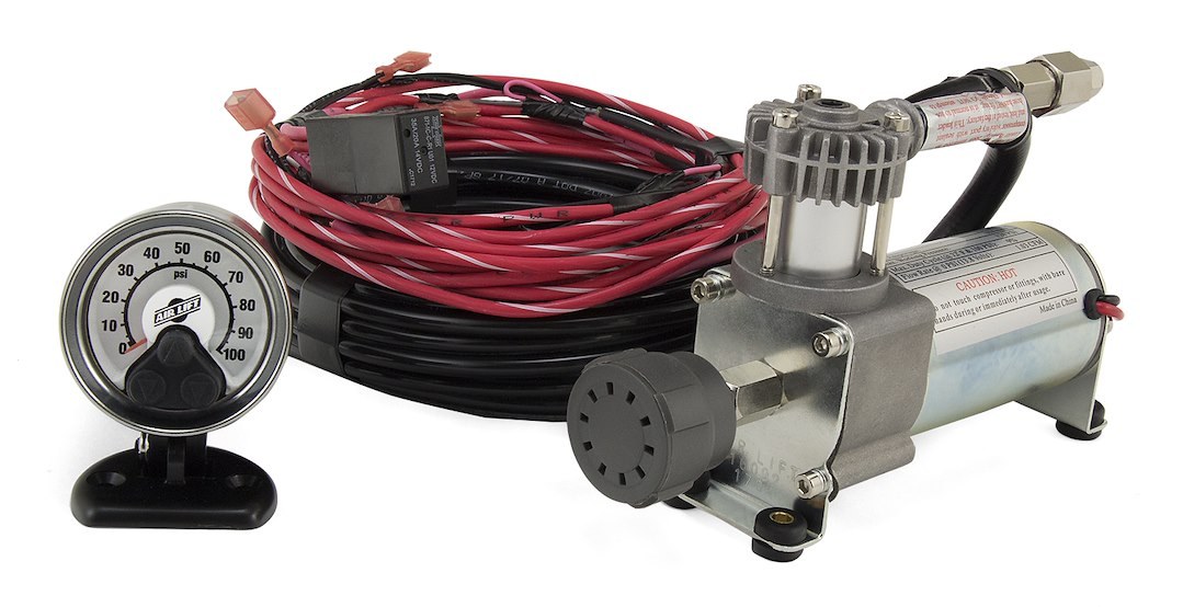 Air Lift Helper Spring Compressor Kit, Load Controller™, Single Path Controls 2 Air Springs Simultaneously – 25854