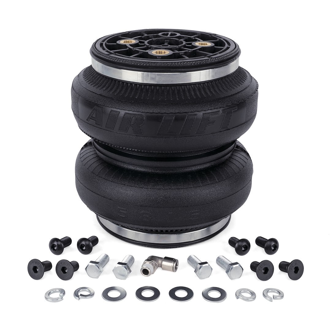 Air Lift Helper Spring Bellows, Loadlifter 7500XL, Replacement Air Spring for Air Lift Kit Number 57589, Black – 50236