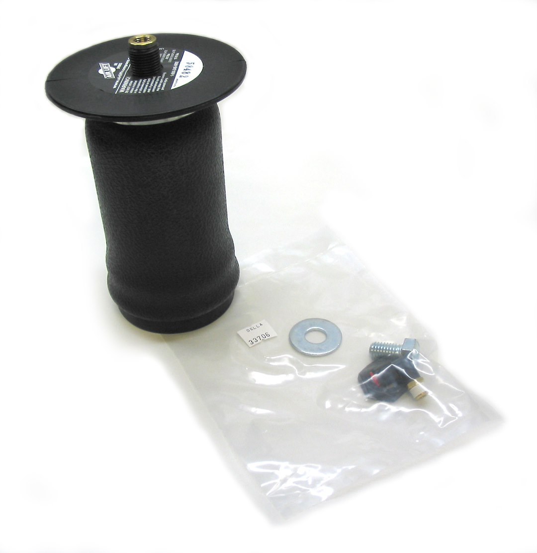Air Lift Helper Spring Bellows, 4 Inch Sleeve, 7 Inch Extended Height, 2.4 Compressed Height, 4.6 Inch Diameter – 50254