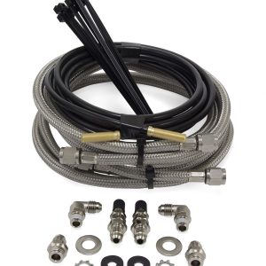 Air Lift Air Hose, For Use with Air Lift Loadlifter 5000 Series Helper Spring Kits, With Stainless Steel Air Lines and Fittings – 52300