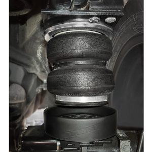 Air Lift Helper Spring Cradle, Fits All Air Lift Bellows-Style Air Springs Kits, Black, With Mounting Hardware – 52500