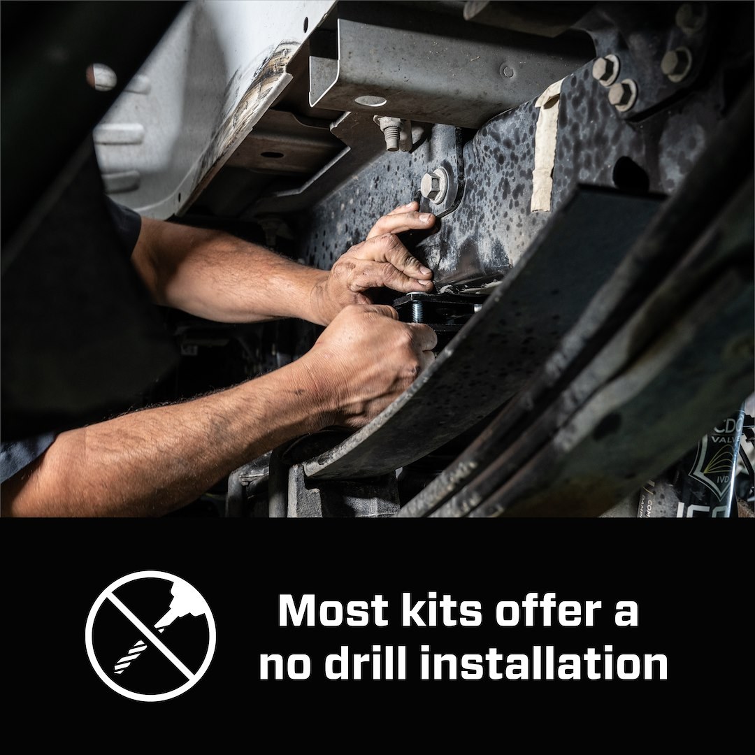 Air Lift Helper Spring Kit, Loadlifter 5000™, Air Spring, Frame Mount, Up to 5000 Pounds of Leveling Capacity – 57205