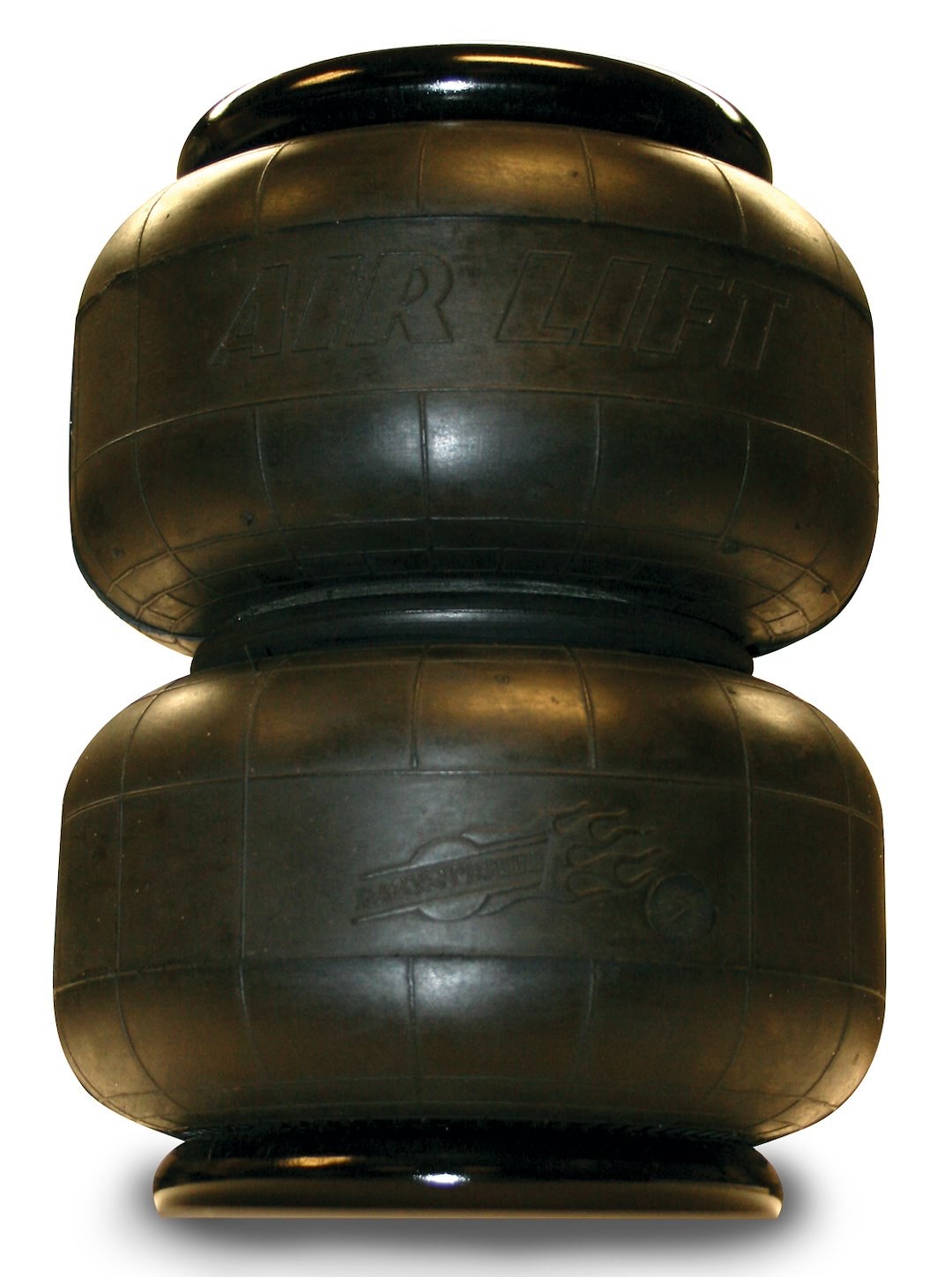 Air Lift Helper Spring Bellows, Dominator ™, Double Bellows, 10-1/2 Inch Extended Height, 2.8 Inch Compressed Height, 7 Inch Diameter – 58343