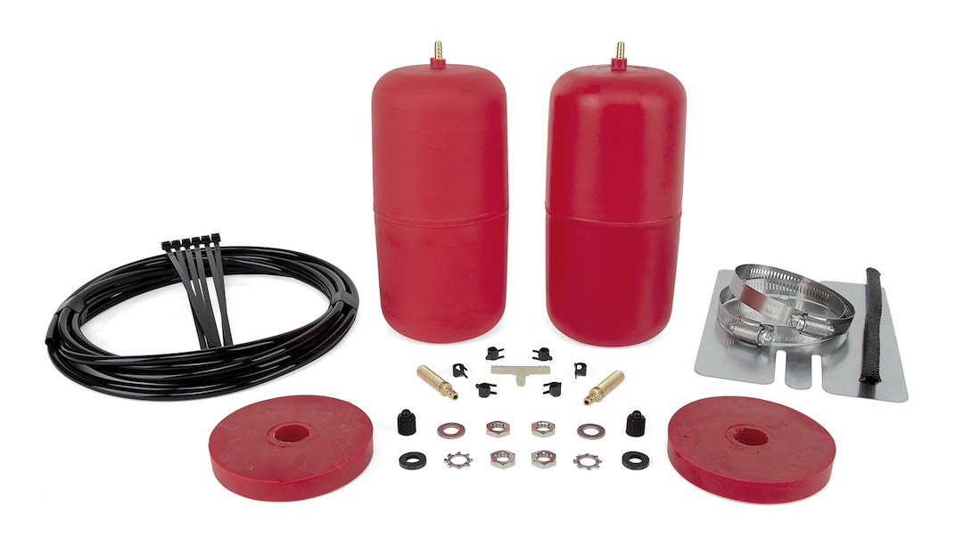 Air Lift Helper Spring Kit, Airlift 1000™, Air Spring, Inside Coil Spring Mount, Up to 1000 Pounds of Leveling Capacity – 60859