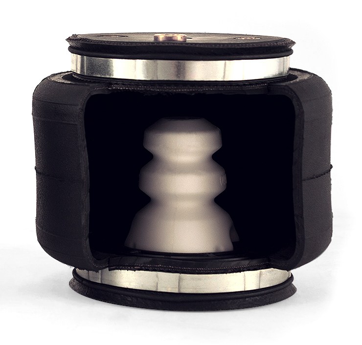 Air Lift Helper Spring Bellows, Loadlifter 5000™ Ultimate, Single Bellows with Internal Jounce Bumper, 7.1 Inch Extended Height – 84264