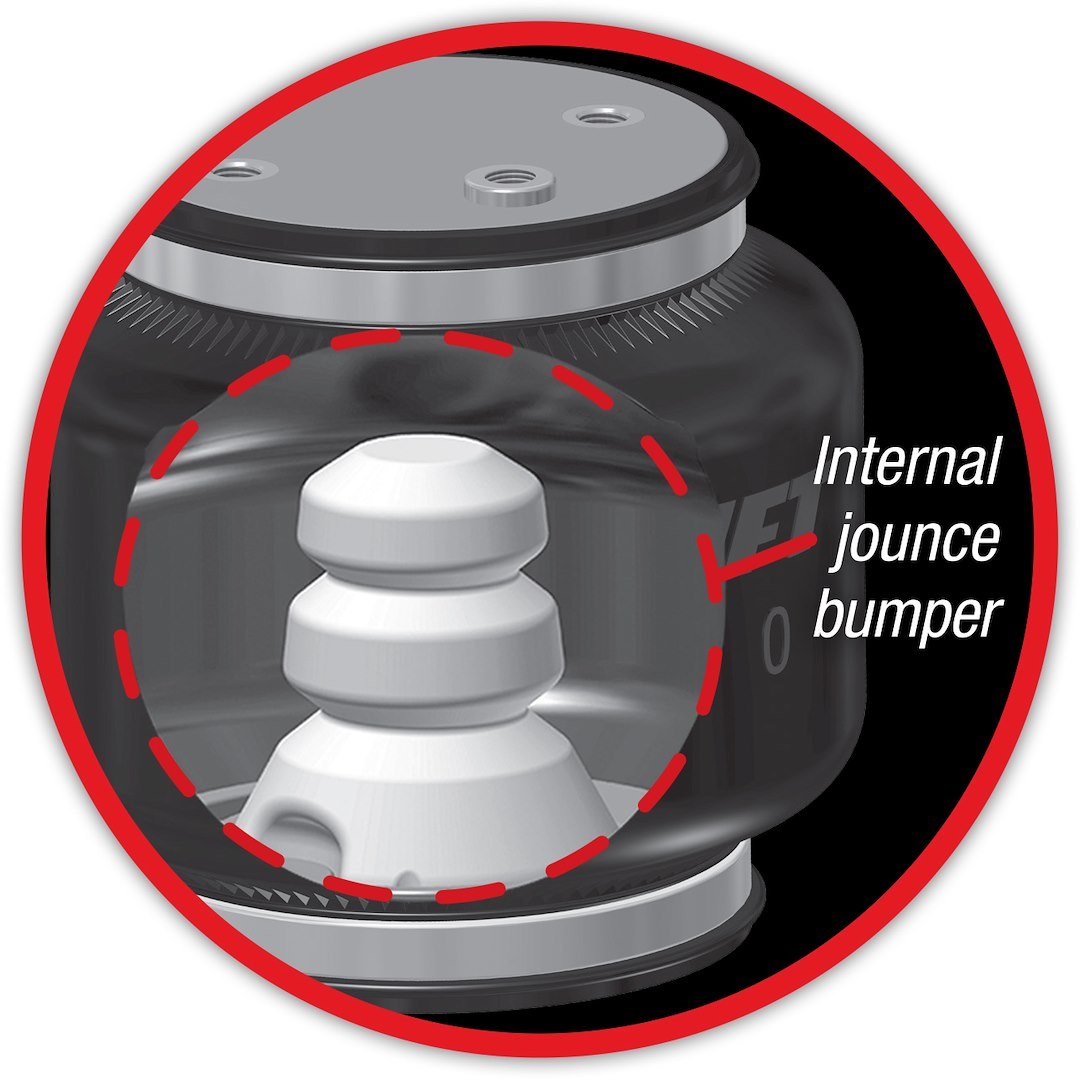 Air Lift Helper Spring Bellows, Loadlifter 5000™ Ultimate, Single Bellows with Internal Jounce Bumper, 7.1 Inch Extended Height – 84264