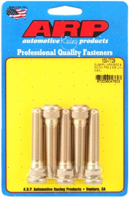 ARP Wheel Stud, M12 X 1.25 Thread Size, 2.535 Inch Under Head Length, 0.565 Inch Knurl Diameter, 0.270 Inch Knurl Length – 100-7729