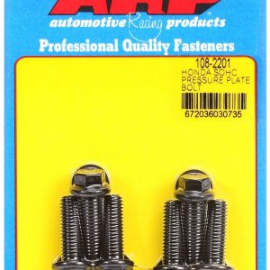 ARP Clutch Pressure Plate Bolt, For Use with Single Overhead Cam D Series Honda, 8 Millimeter X 1.25 Thread Size – 108-2201