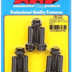 ARP Clutch Pressure Plate Bolt, For Use with Dual Overhead Cam B Series Honda, 8 Millimeter X 1.25 Thread Size, 180000 PSI Tensile Strength – 108-2202