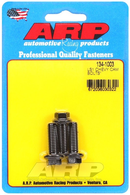 ARP Camshaft Bolt, Chevy Geniii/Ls Series Small Block, 180000 Pounds Per Square Inch Tensile Strength, M8 X 1.25 Inch Thread Size – 134-1003