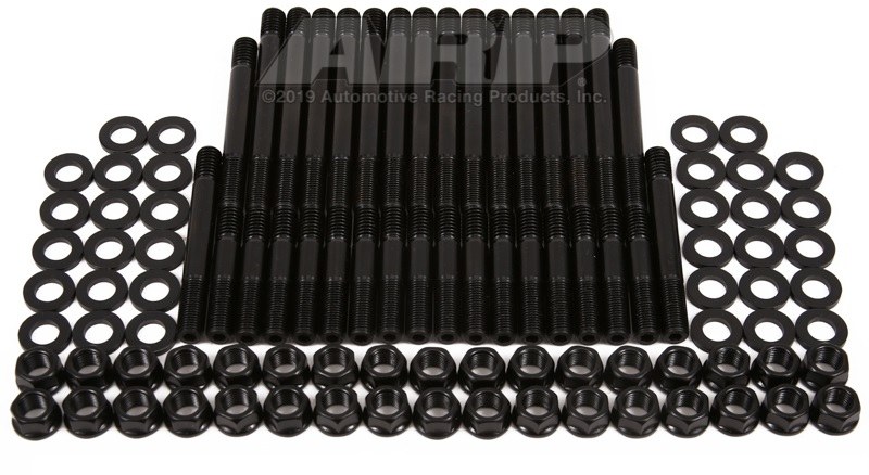 ARP Cylinder Head Stud, For Use with Chevy Small Block Gen III Vortec/ Truck, 23 Degree OEM Cast Iron and Aluminum Heads, Hex Nuts – 134-4001
