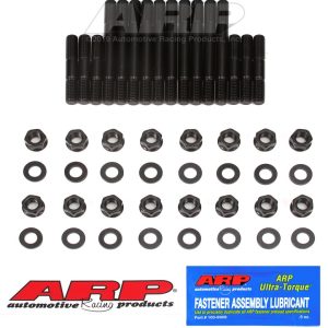 ARP Crankshaft Main Bearing Cap Stud, For Use with Chevy Small Block Large Journal, 4 Bolt Main, Hex Style Head Type, Chrome Moly – 134-5601