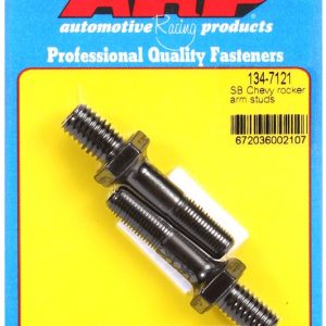 ARP Rocker Arm Stud, For Use with Chevy Small Block, 1.750 Inch Overall Stud Length, 0.800 Inch Adjuster Thread Depth – 134-7121