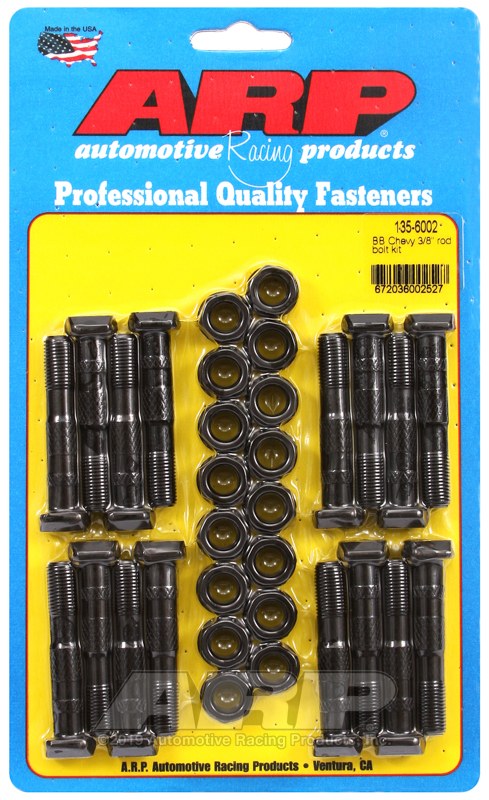 ARP Connecting Rod Bolt, For Use with 396/ 402/ 427/ 454 Chevy Big Block, Reference Head Type Arp a Style, 200000 PSI Tensile Strength – 135-6002