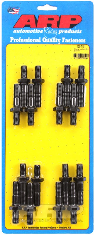 ARP Rocker Arm Stud, For Use with Chevy Big Block, 1.750 Inch Overall Stud Length, 0.850 Inch Adjuster Thread Depth – 135-7101