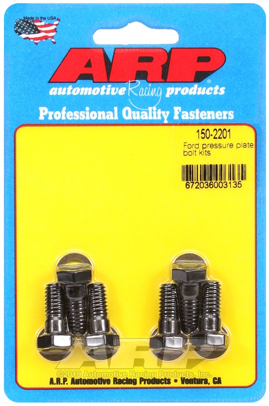 ARP Clutch Pressure Plate Bolt, For Use with 1985 and Earlier 289/ 460 Ford V8, 5/16 Inch – 18 Thread Size, 180000 PSI Tensile Strength – 150-2201